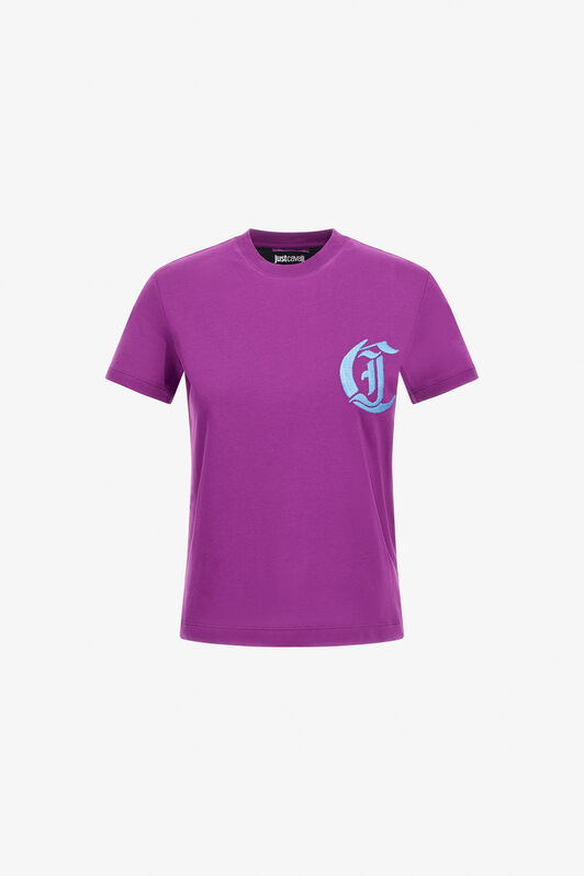 JC Just Cavalli T-shirt Purple TFT108-TF164