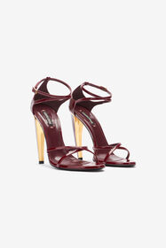 ${brand} Heeled sandals with Fang heel ${colorDescription} ${masterID}