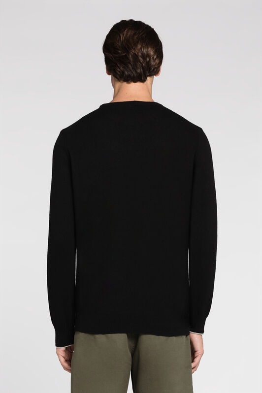 RC Maglione con ricamo Monogram RC RC Maglione con ricamo Monogram RC Nero JSM00A-MI014