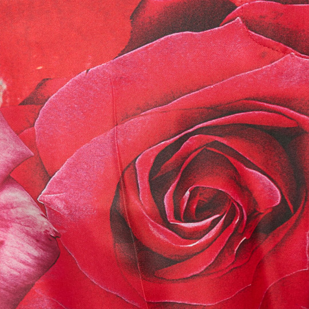 RC Hose Mit Print Rose Rot UKT201-4QN48