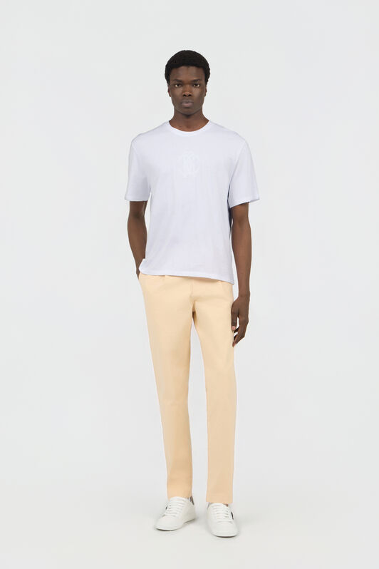 RC White T-shirt With Embroidered Logo WHITE SOT60D-JD001