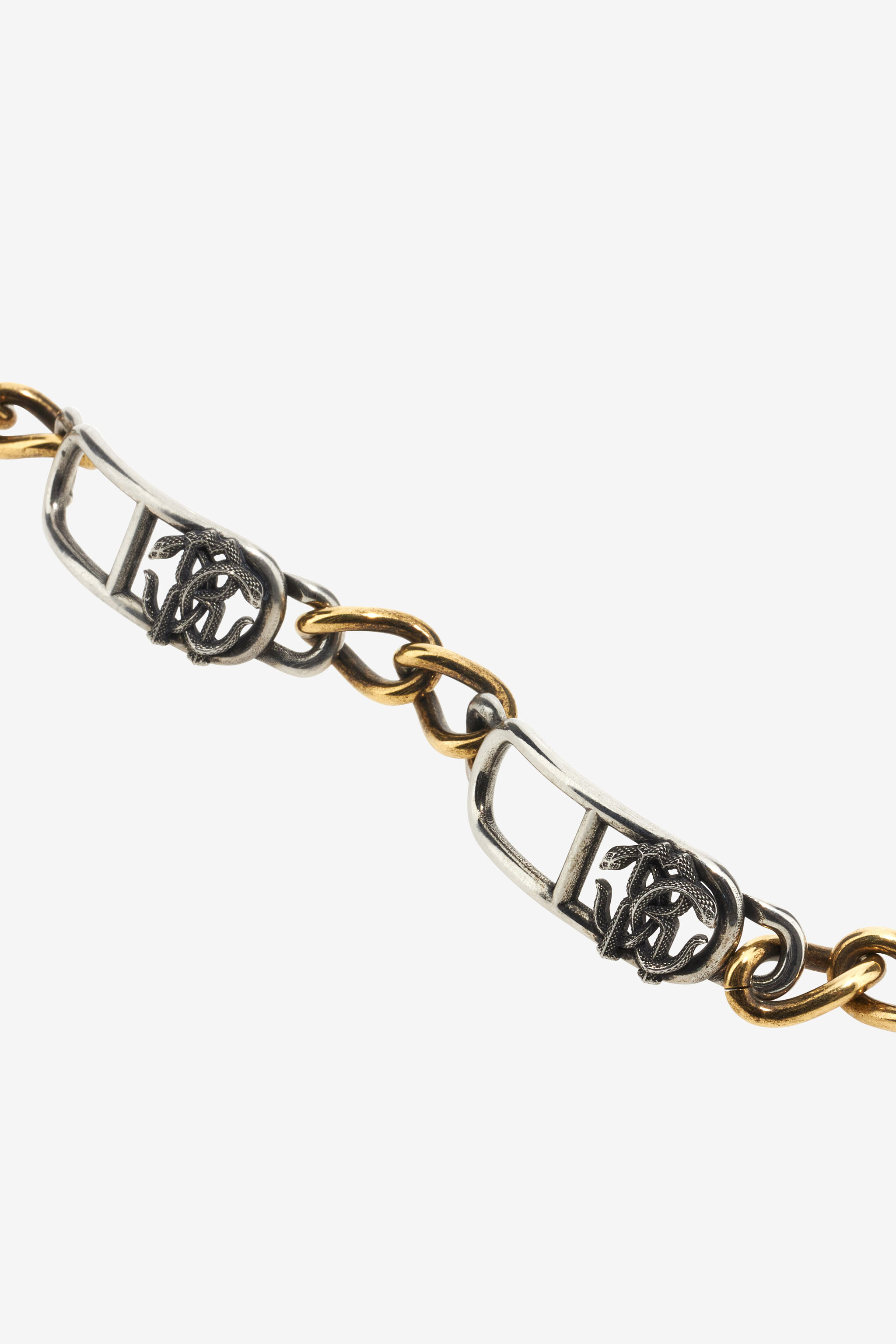 RC Bracelet with Monogram RC Plata/Oro SRG006-AM258