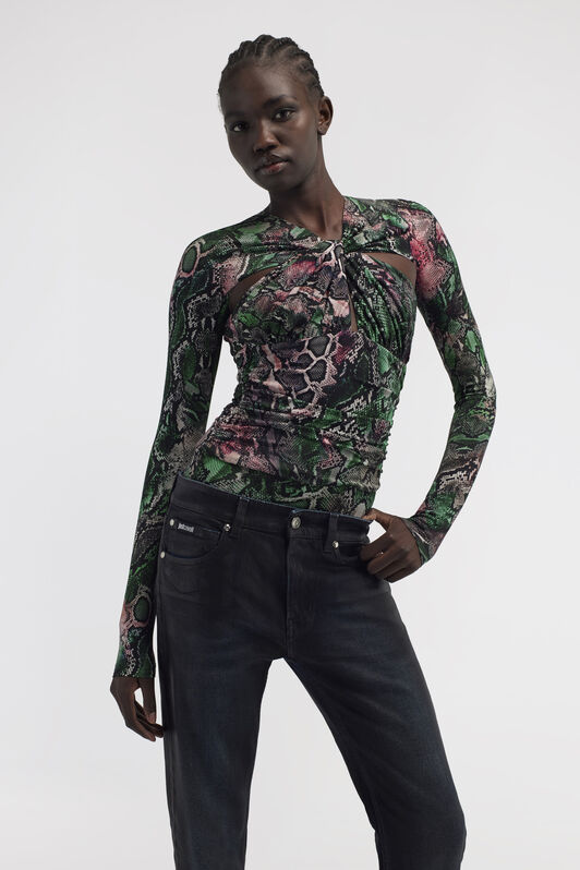 JC Long-sleeve body by Just Cavalli Grün RKT924-RK431