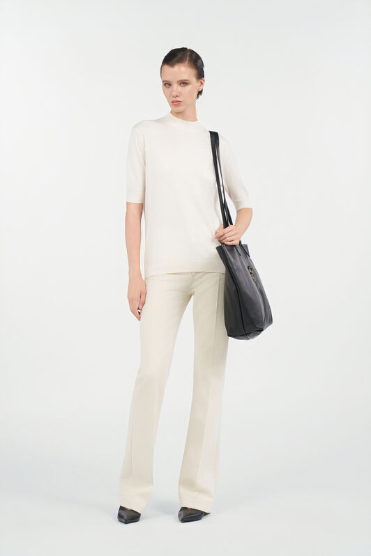 RC Cotton sweater Avorio UWM609-WH003