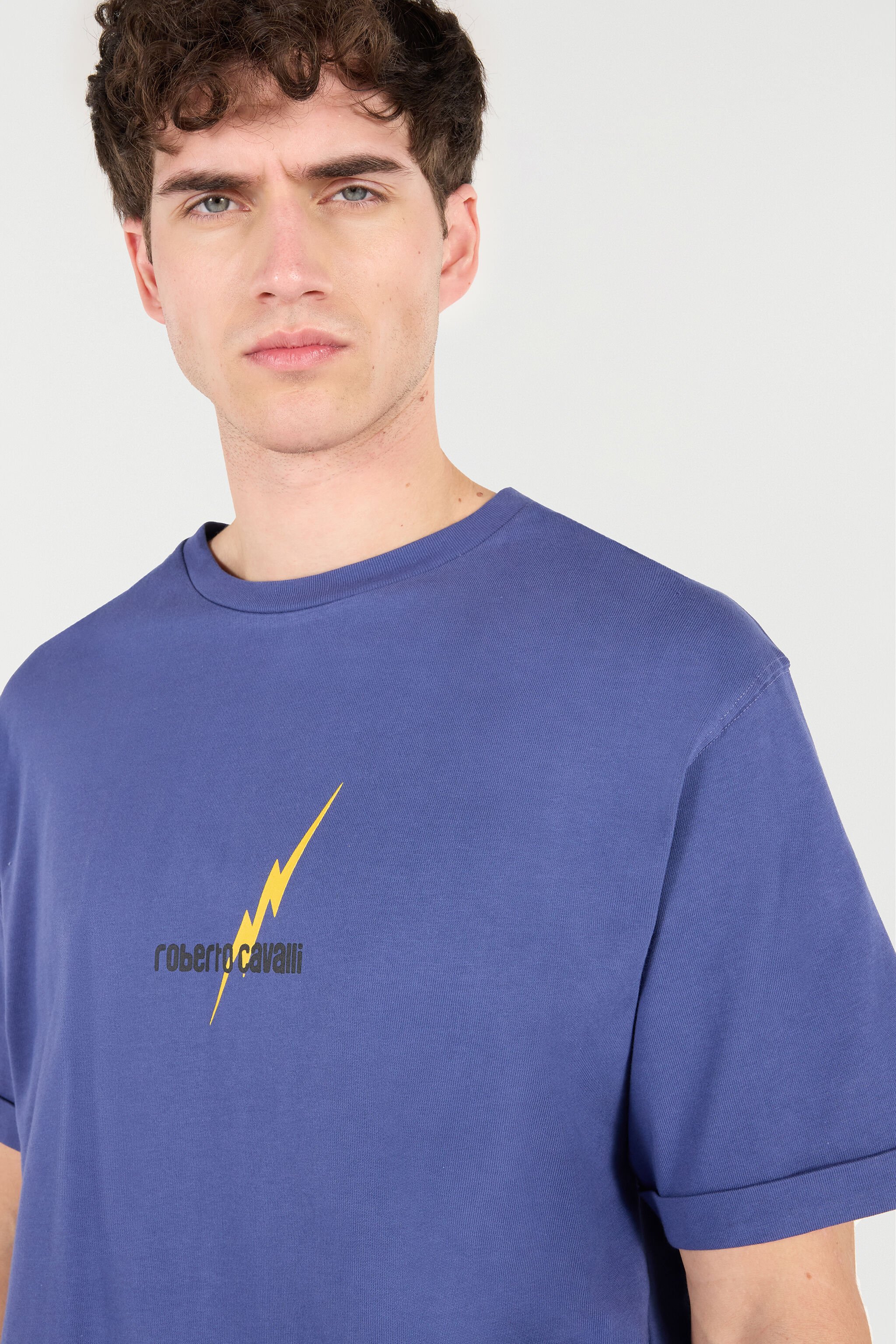 RC T-Shirt Con Stampa E Logo NAVY POT62B-JD060