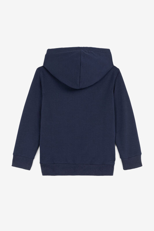 JU Hoodie mit animalischen Patchwork-Applikationen JU Hoodie mit animalischen Patchwork-Applikationen BLU SCURO 193921 OJT937-ISA2J
