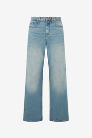 RC Light Blue Wide-Leg Jeans With Monogram RC DUSTY LT. BLUE SOJ20G-DS026