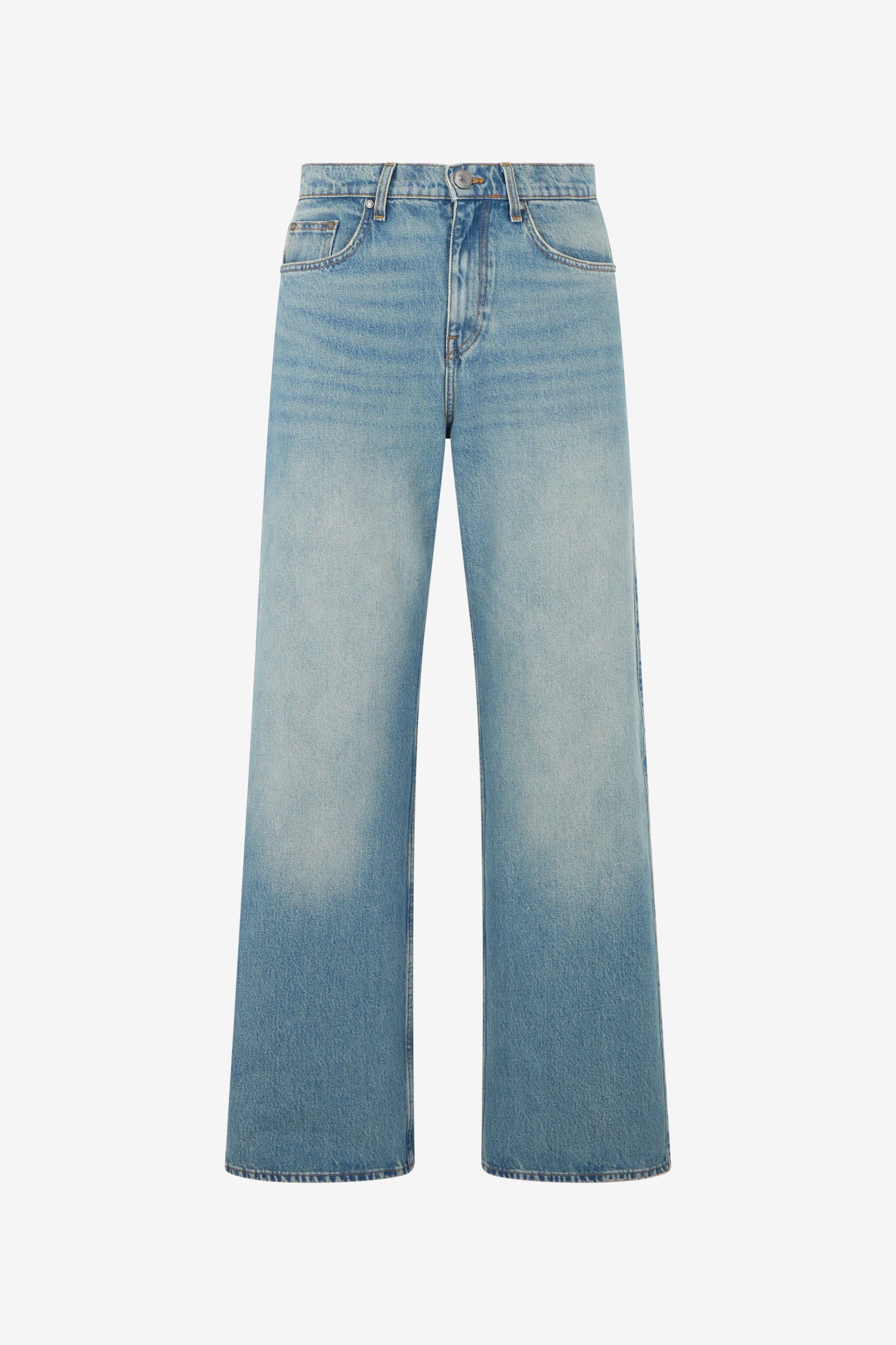 RC Jeans Wide-Leg Azzurri con Monogram RC DUSTY LT. BLUE SOJ20G-DS026