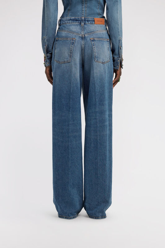 RC Wide leg Jeans Blue TKJ207-DS001