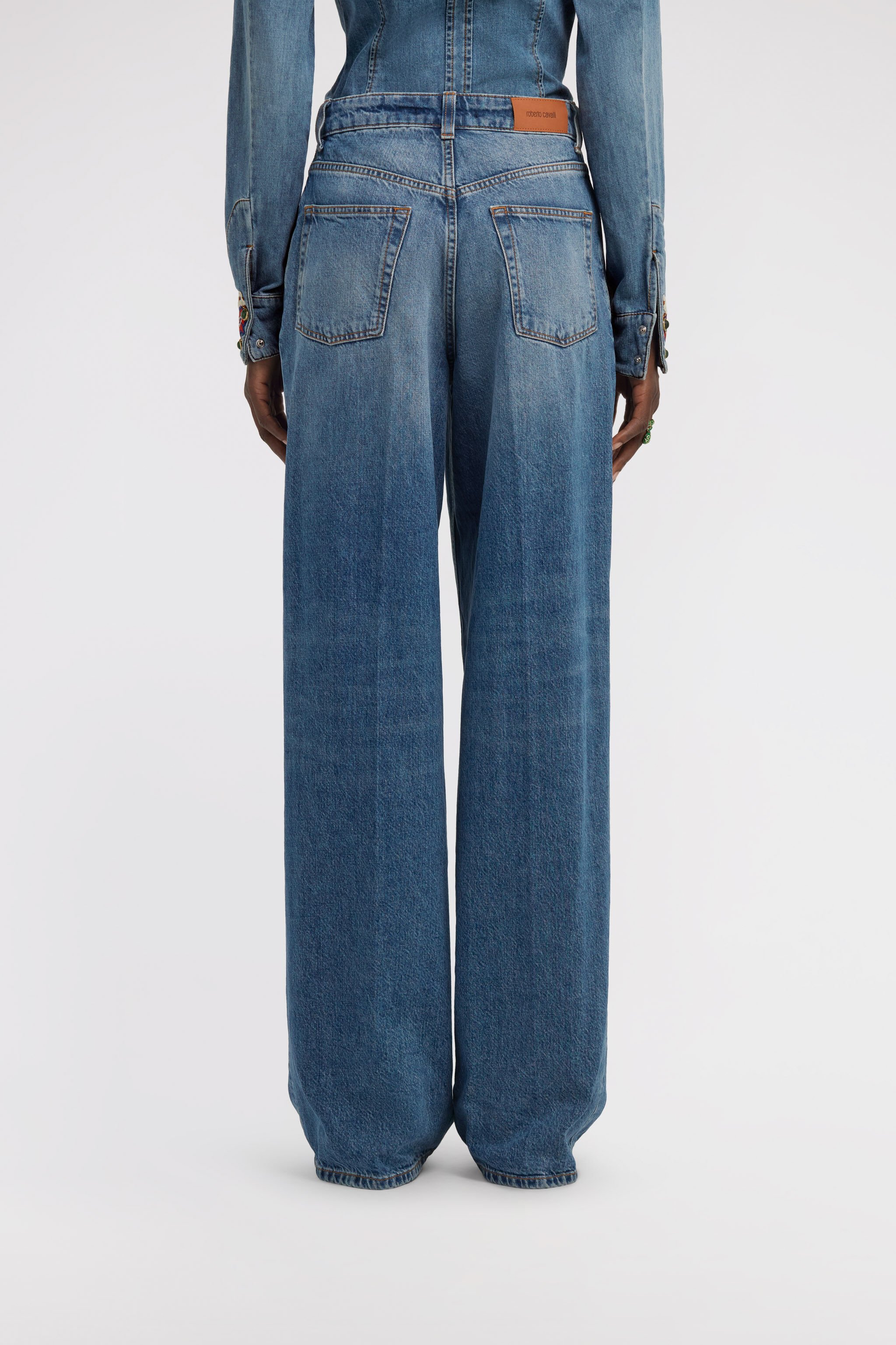 RC Wide leg Jeans Blue TKJ207-DS001