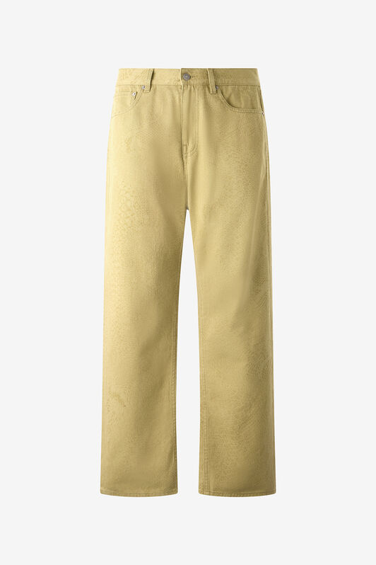 RC Python-Print Five-Pocket Pants Light Brown URJ206-4NN53