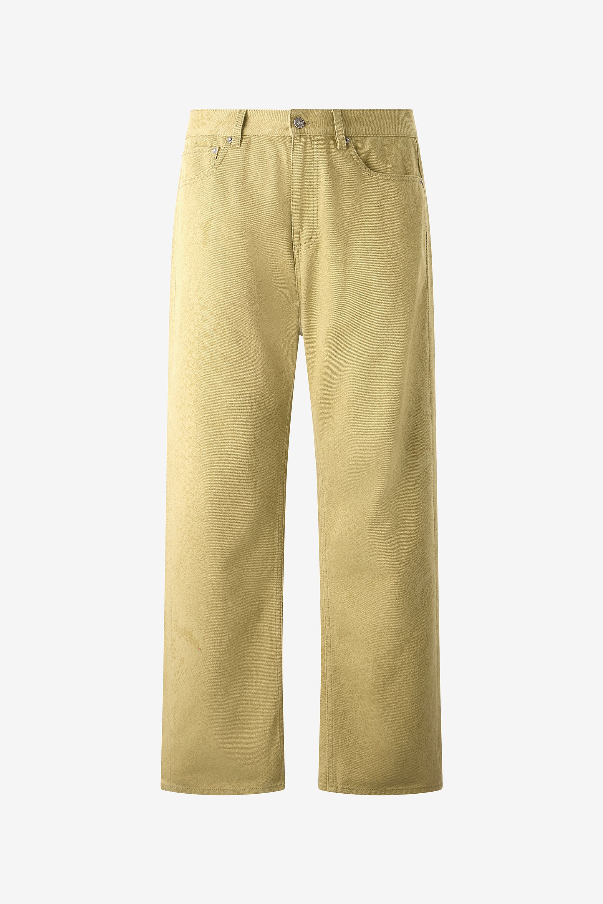 RC Python-Print Five-Pocket Pants Light Brown URJ206-4NN53