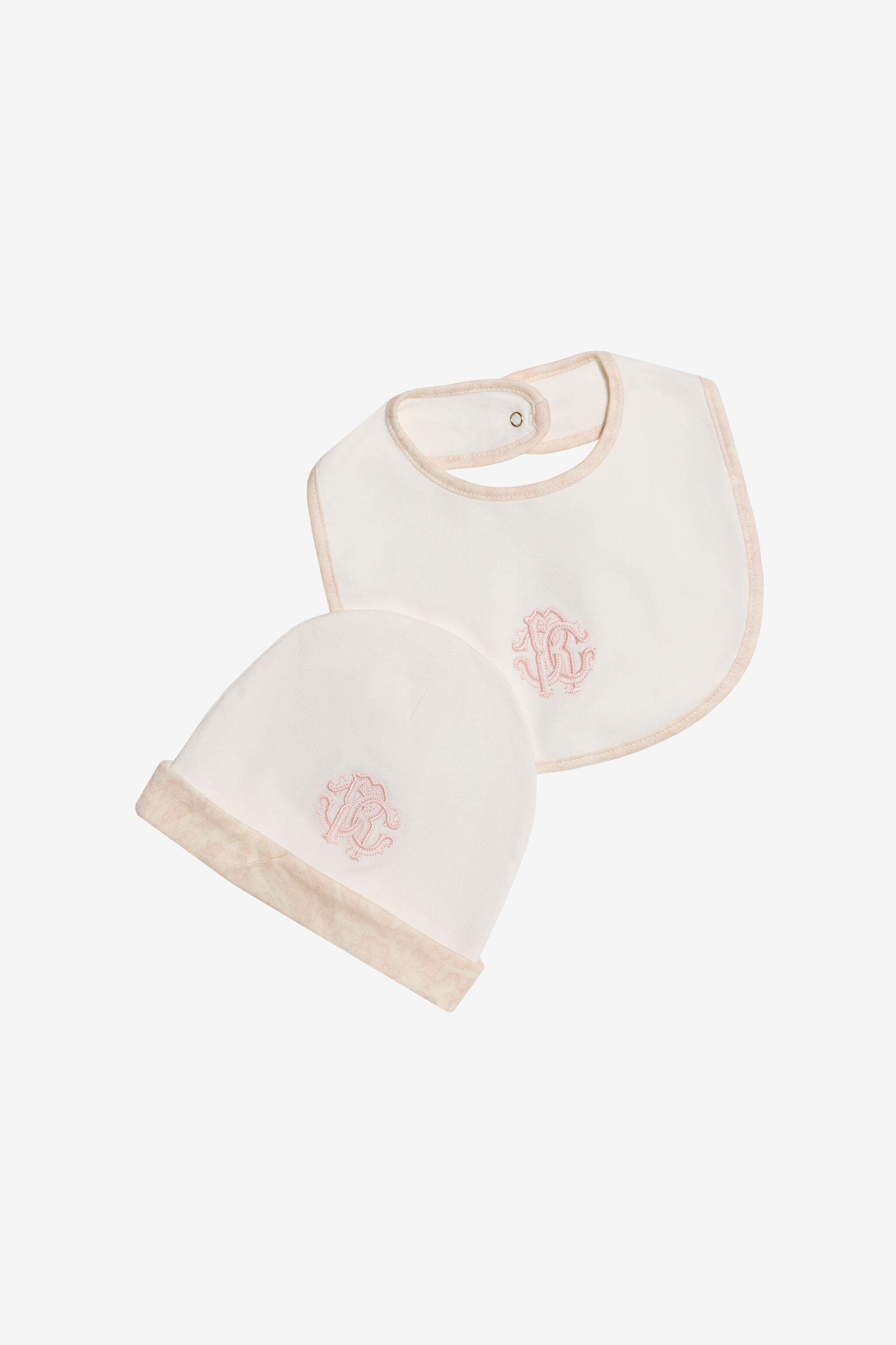 JU Pink Monogram Zebra Print Children Kit BABY PINK WJT808-JD001