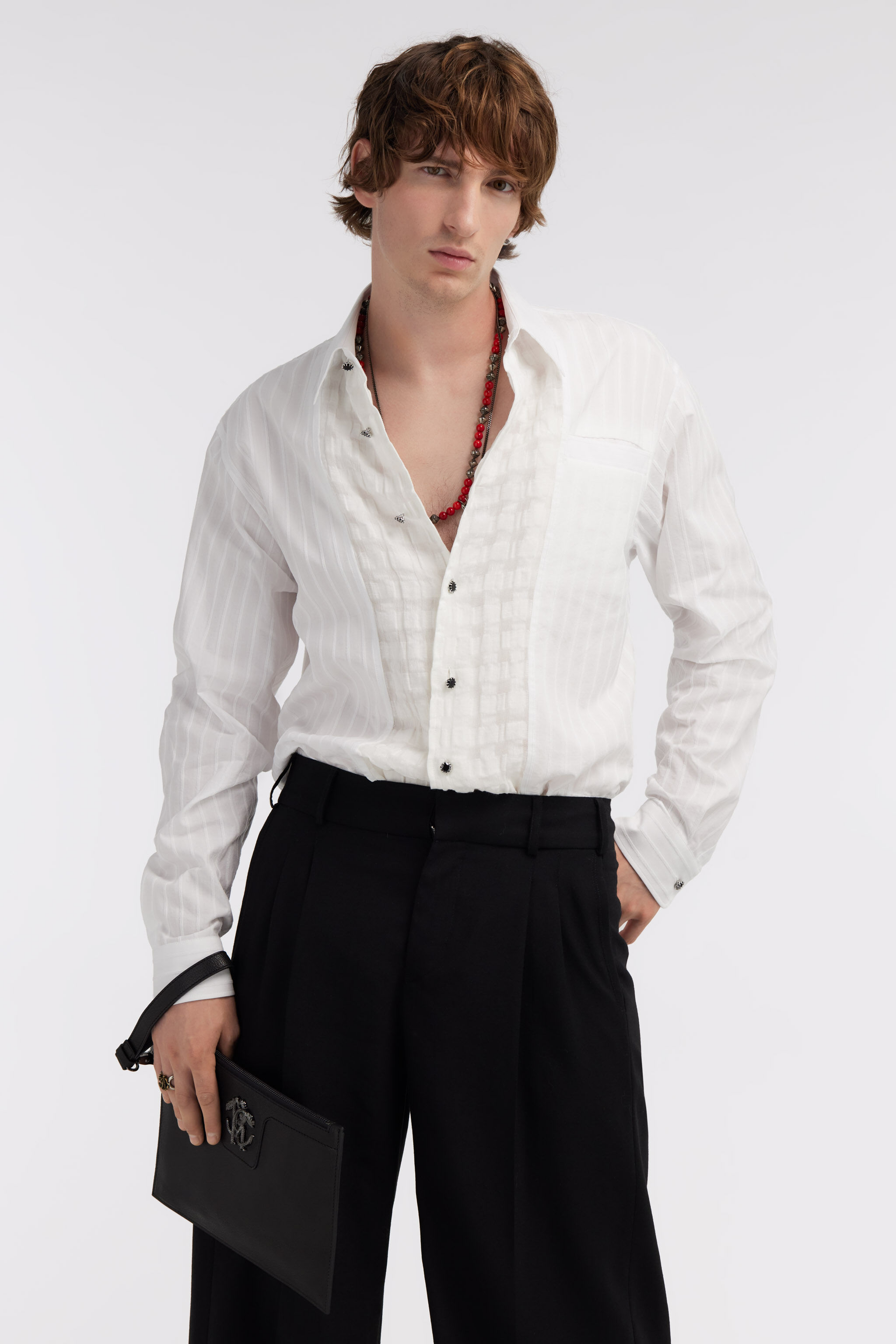 RC Camicia con pettorina Bianco SRT712-CH001