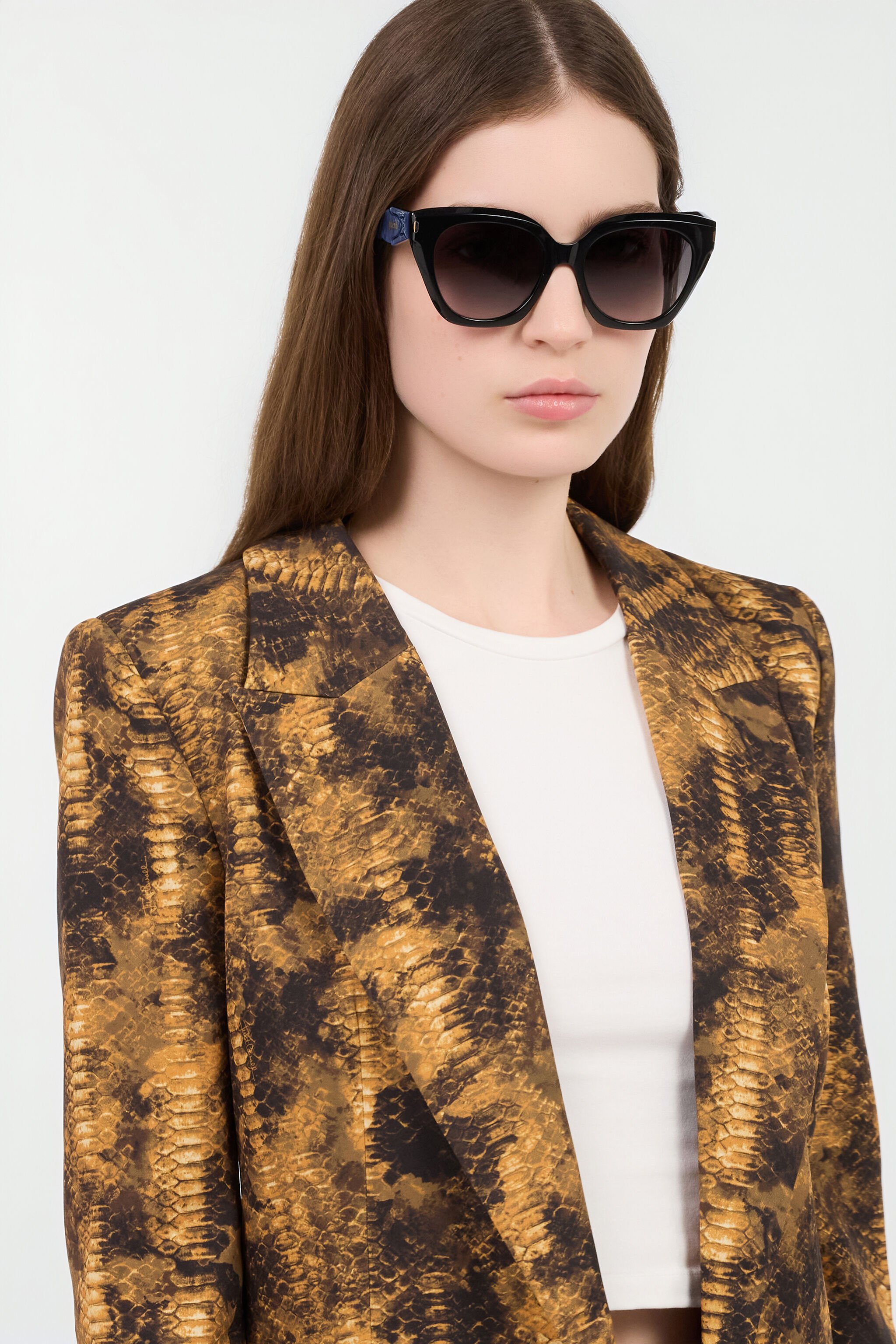 JC Frente femenino amplio y moderno SHINY BLACK BLUE VALD26-ID268