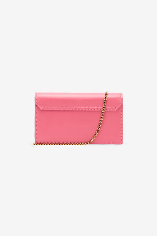 RC Shoulder bag with Monogram Mirror Snake Fuchsia SKB112-PZ172