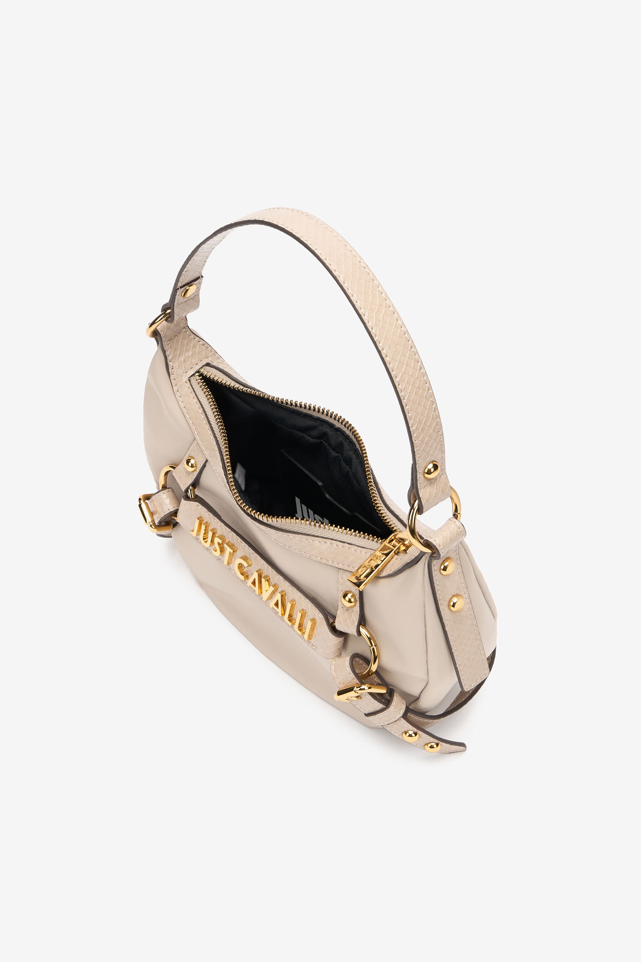 JC Borsa Hobo Con Cinturini E Logo Marrone chiaro UFB095-UF464