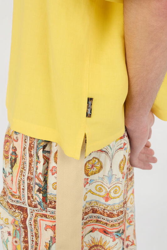 JC Chemise Jaune Avec Col Imprimé Persian Tarot POP CORN WFM025-WF173