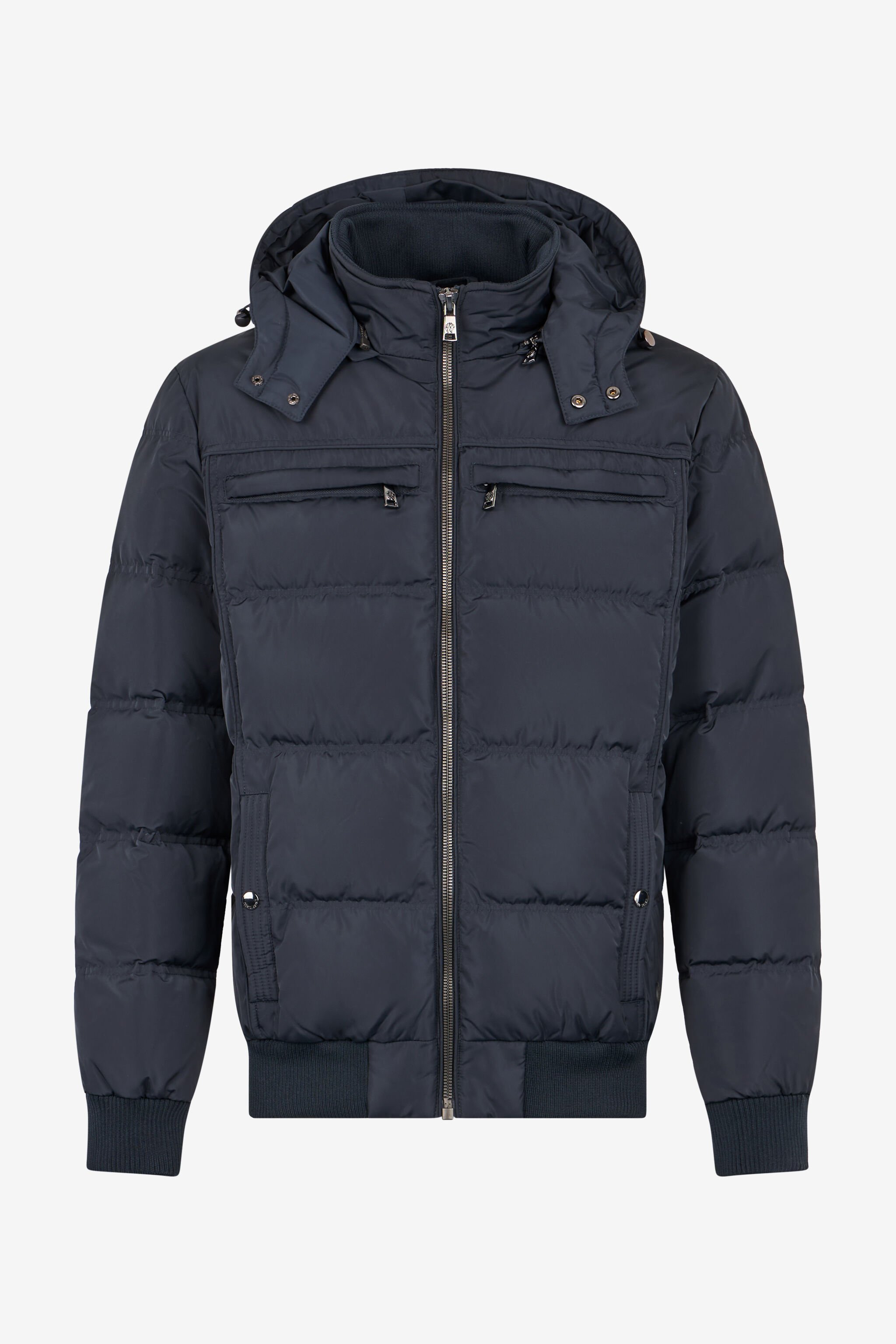RC Gesteppte Daunenjacke Mit Kapuze Dunkelblau OOT40B-SBO01