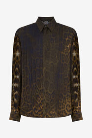 RC Camicia con Stampa Jaguar DARK GREEN/BLACK XNT712-4QR30