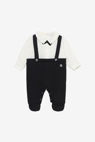 ${brand} Romper Suit With Dungarees And Bow Tie ${colorDescription} ${masterID}