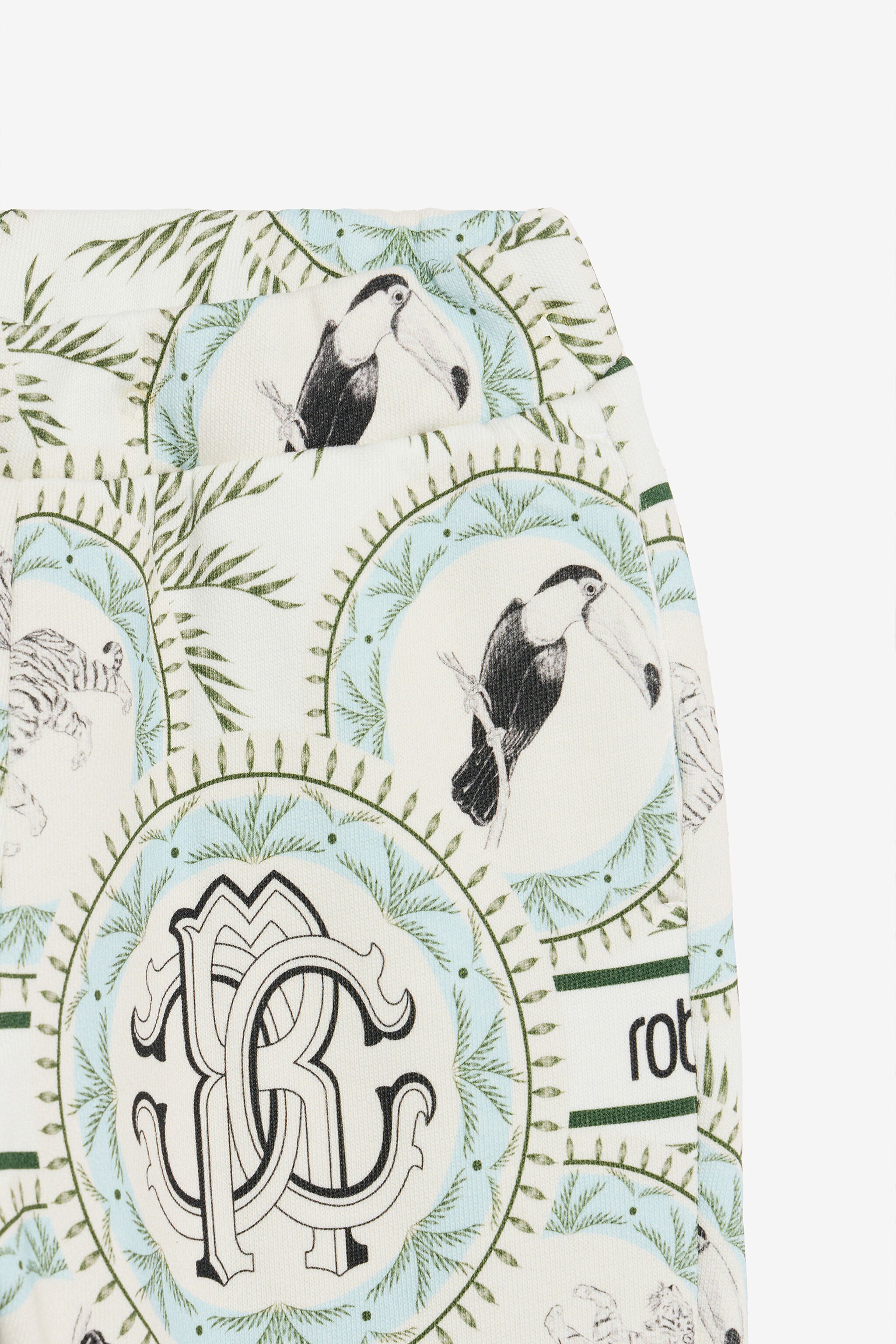 JU Hose mit Maiolica-Print IVORY/LIGHT BLUE UJT214-5OO42