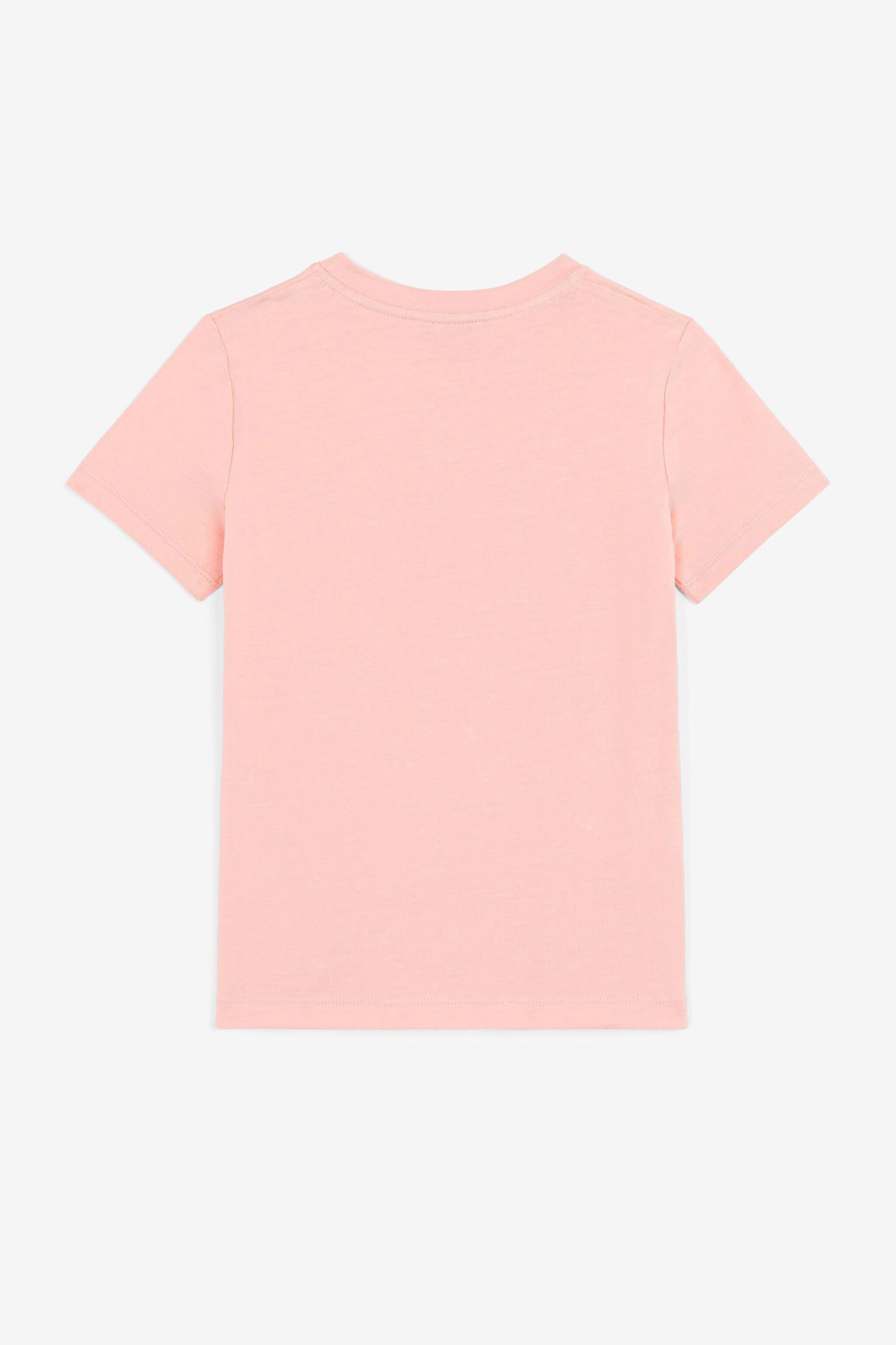 JU Logo-Print T-Shirt Pink OJT650-ISA2J