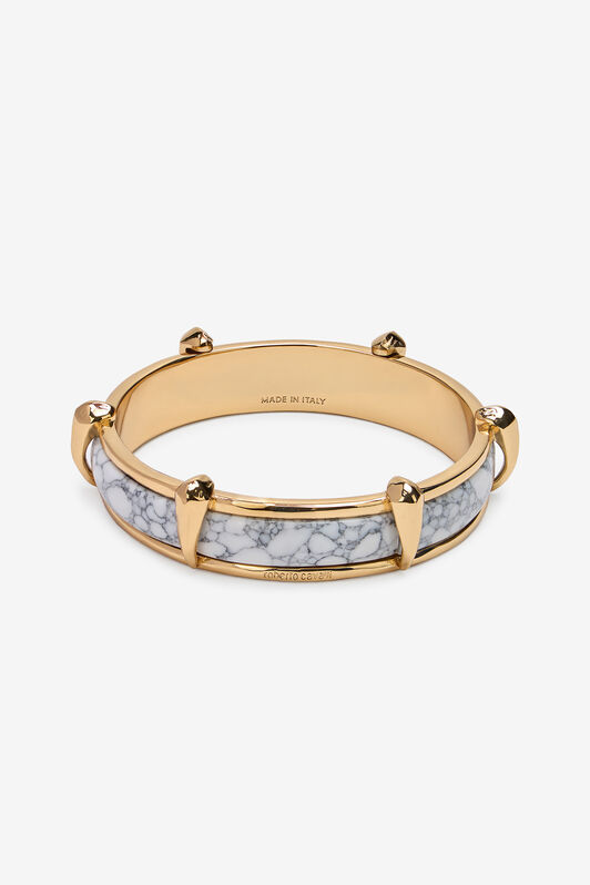 RC Pulsera Rígida Efecto Mármol Gris TWG004-AM002