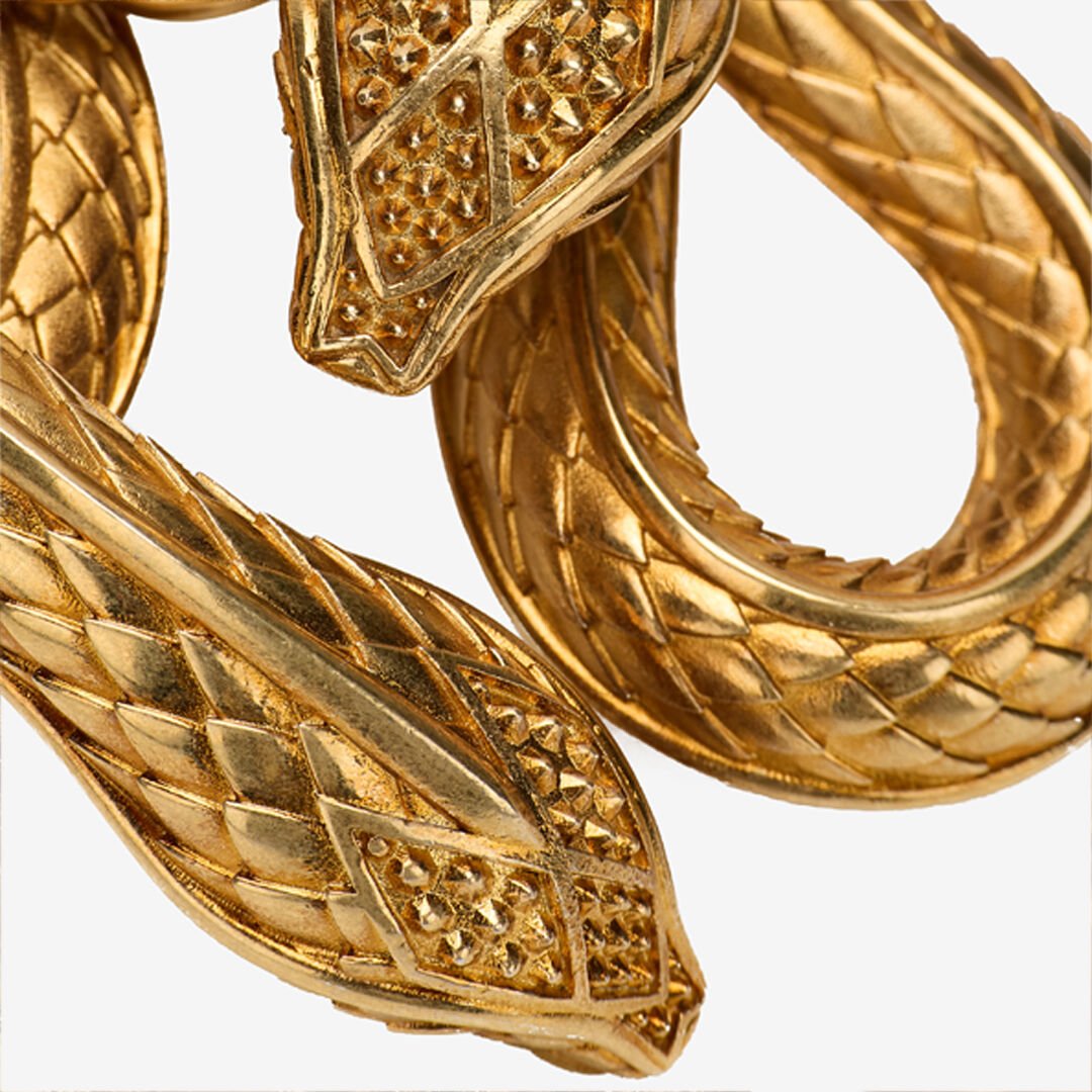 RC Snake Necklace Gold TKG008-AM001