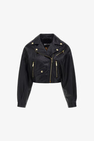 ${brand} Just Cavalli leather bomber jacket ${colorDescription} ${masterID}