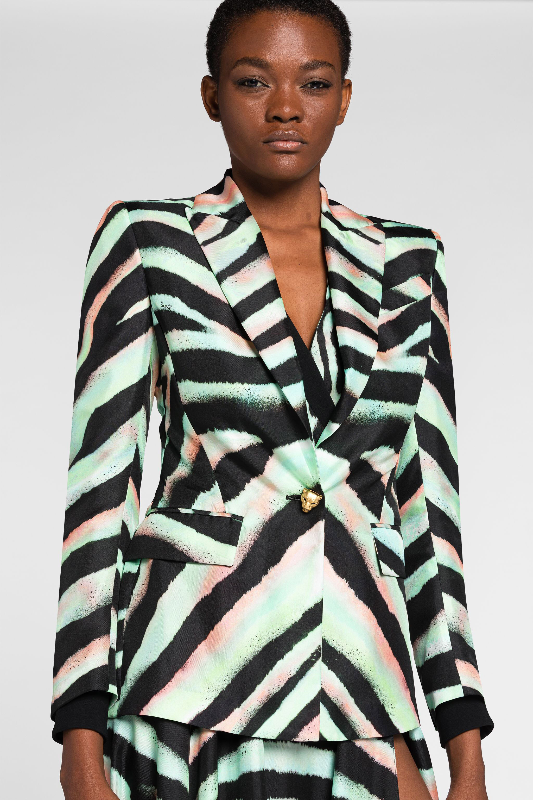 Zebra print blazer cheap