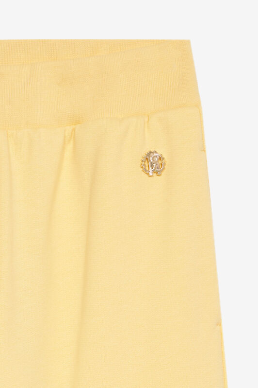 JU Pantalon De Sport Avec Monogramme RC Et Signature Jaune UJT23J-CF050