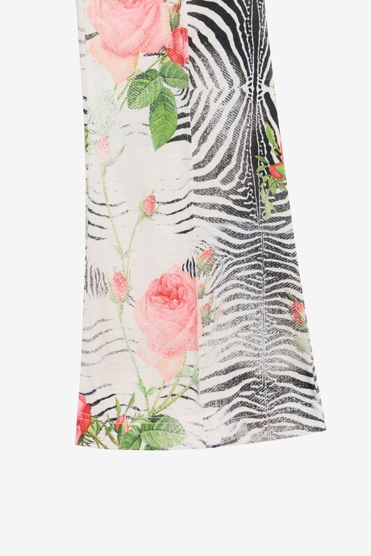 JU Pantaloni Stampa Zebra Rose MULTICOLOR ZEBRA ROS UJT23B-JFO47