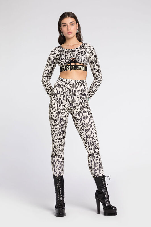 RC Leggings con logo RC Leggings con logo Nero/Bianco RKT25A-LNH82