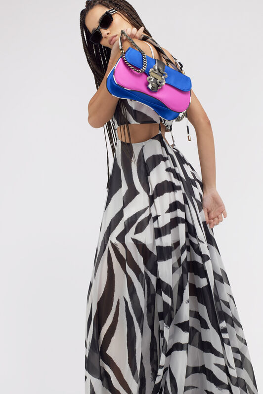 JC Just Cavalli dress Black/White SFT154-SF999