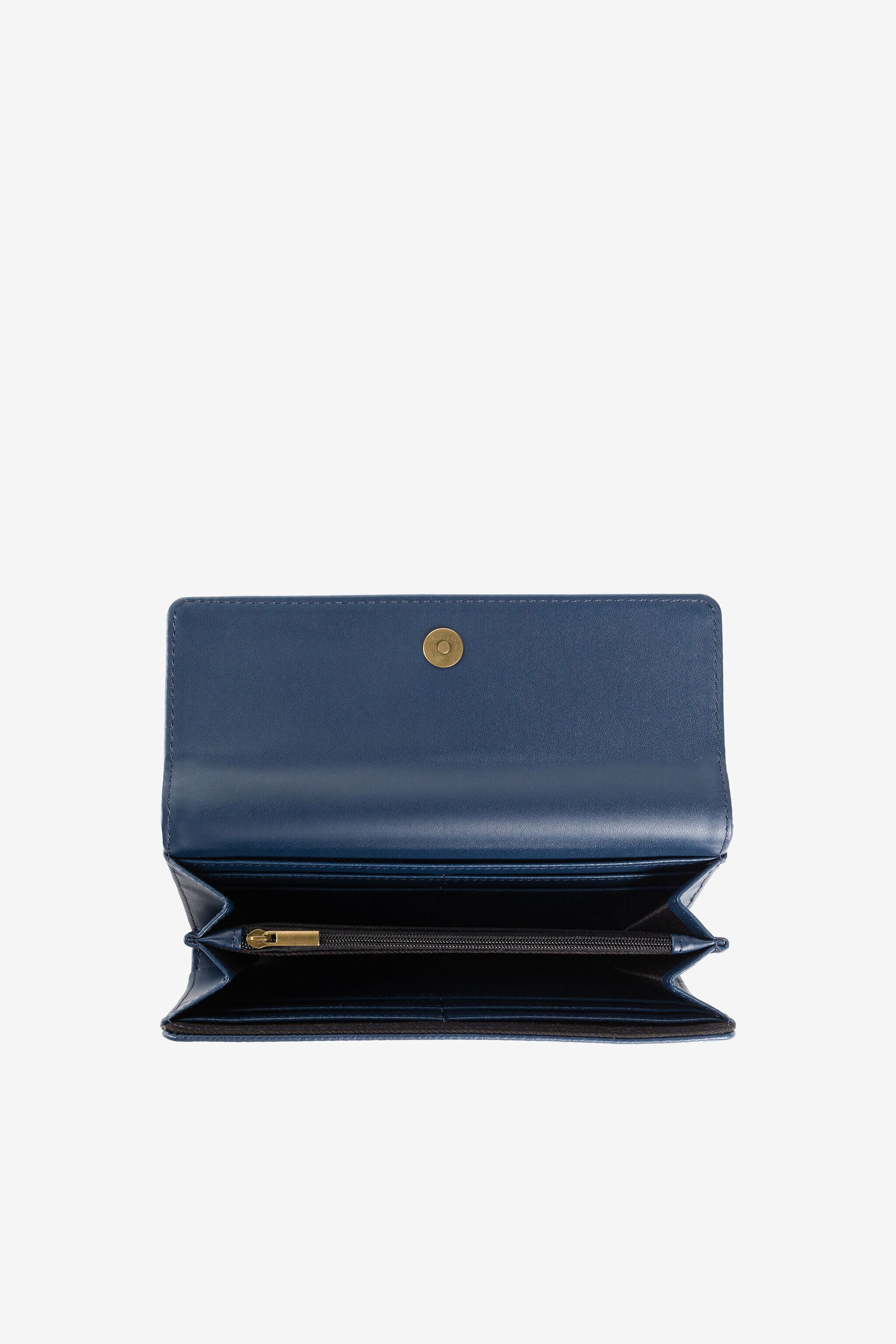 RC RC Monogram Wallet Dark blue JSA001-AB001