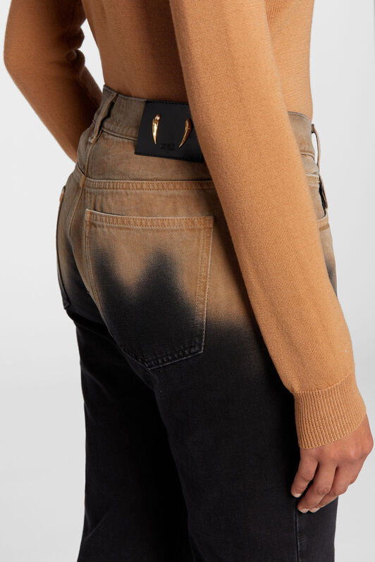 RC Jean boyfriend délavé à l'acide Noir NQJ209-DE016