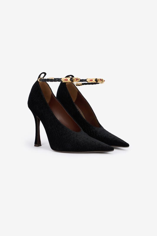 RC Black Pumps With Strap RC Black Pumps With Strap Black VWS007-VL356