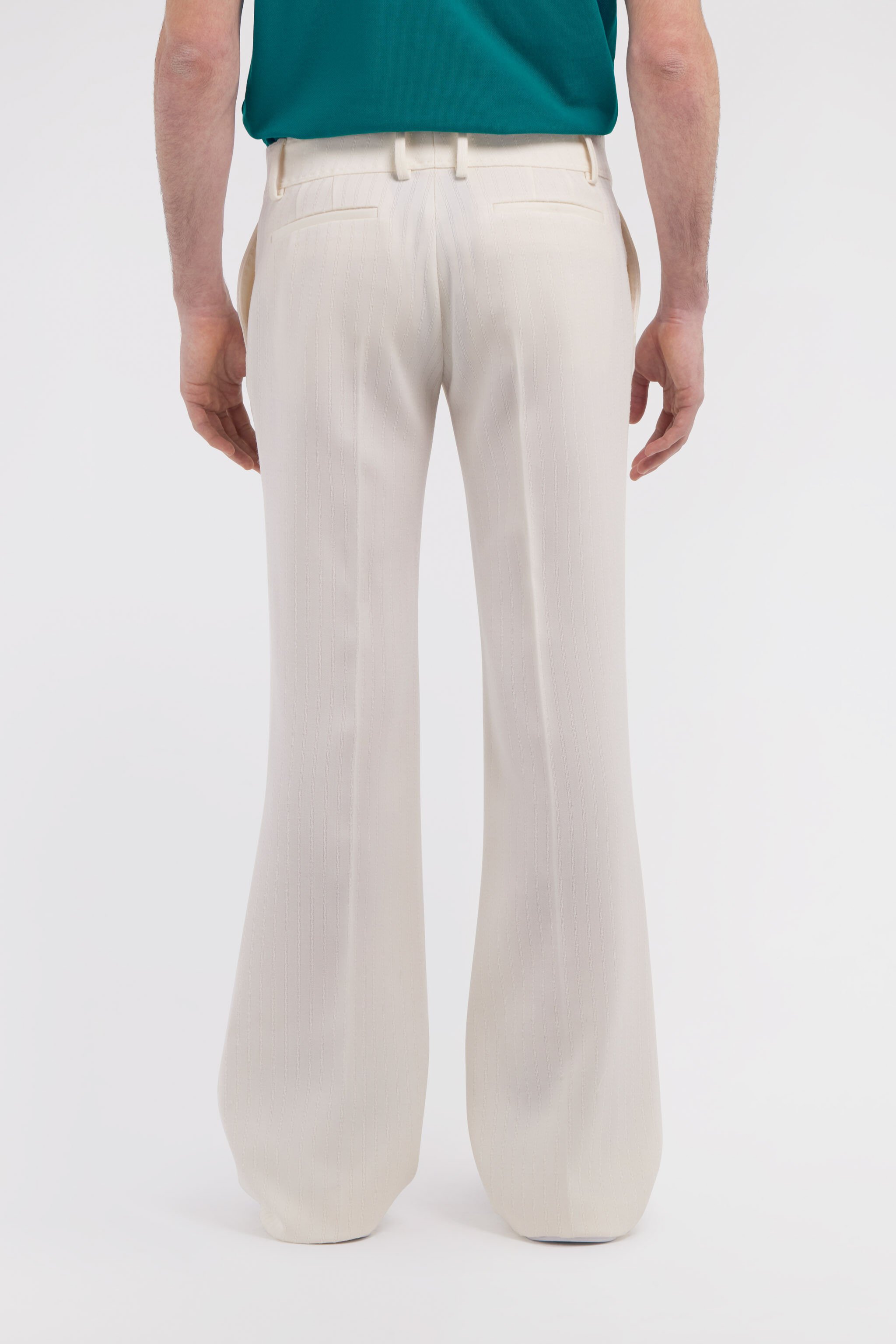 RC Flared trousers White SRT226-GE003