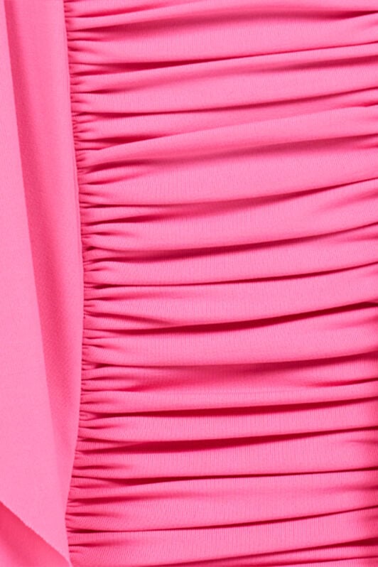 RC Two-Tone Draped Dress PINK WQT118-LL006