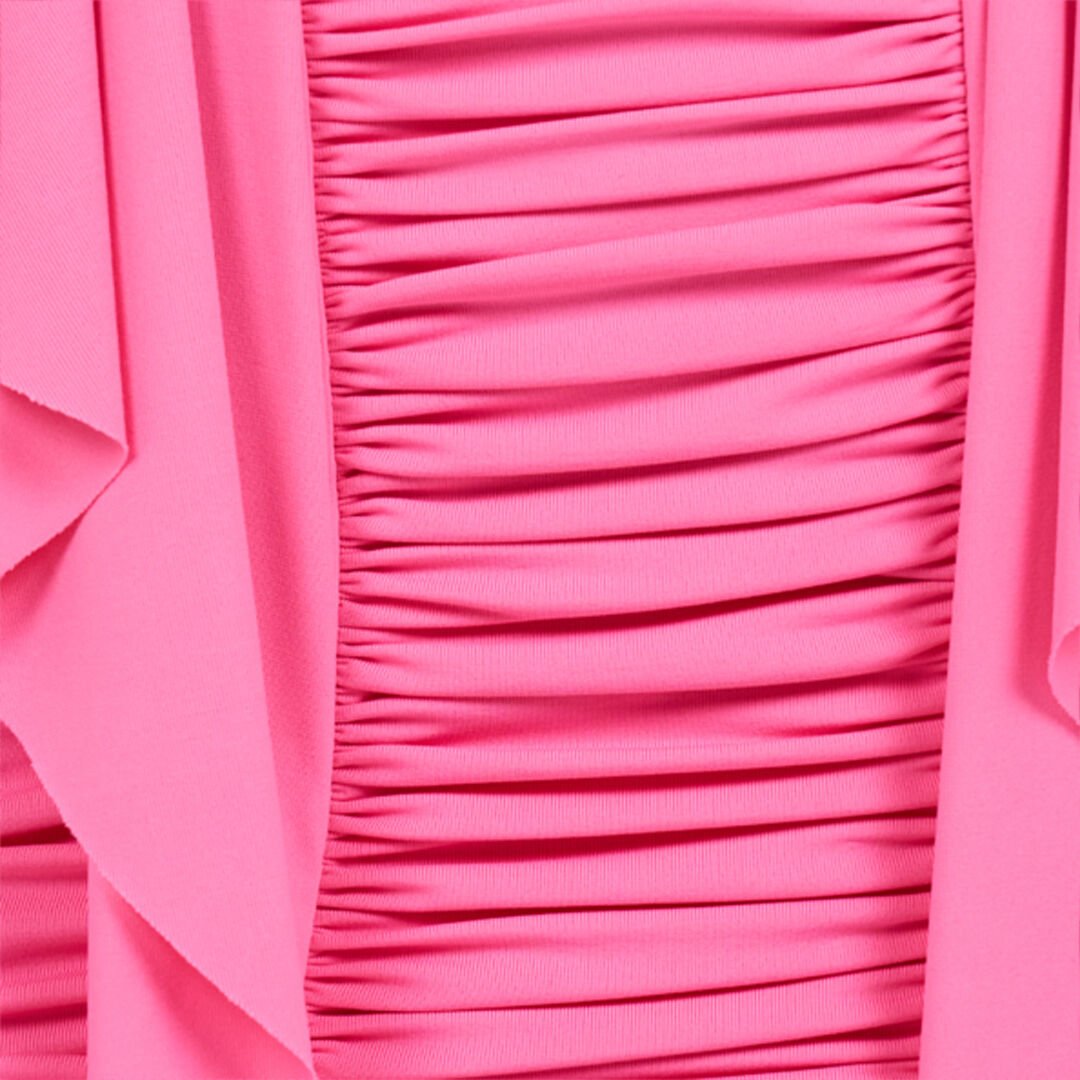 RC Two-Tone Draped Dress PINK WQT118-LL006