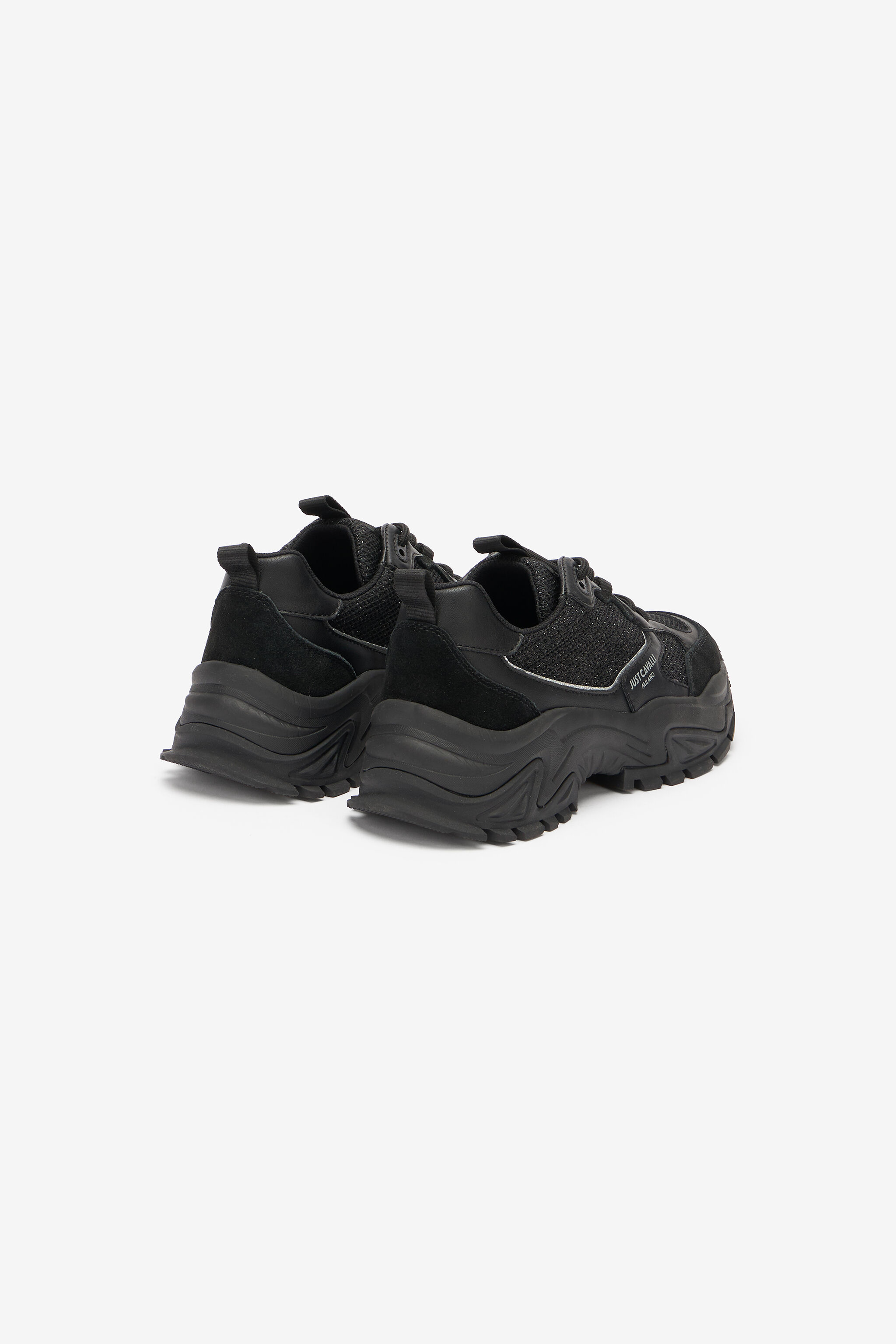 JC Sneakers With Chunky Lug Sole Black UFS034-UF356