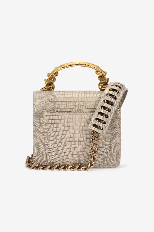 RC Ivory Bag with Snakes Ivory VWB001-PZ119