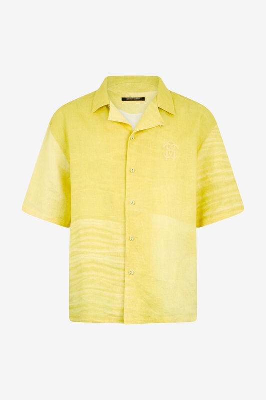 RC Chemise en lin YELLOW WNT760-3HR37