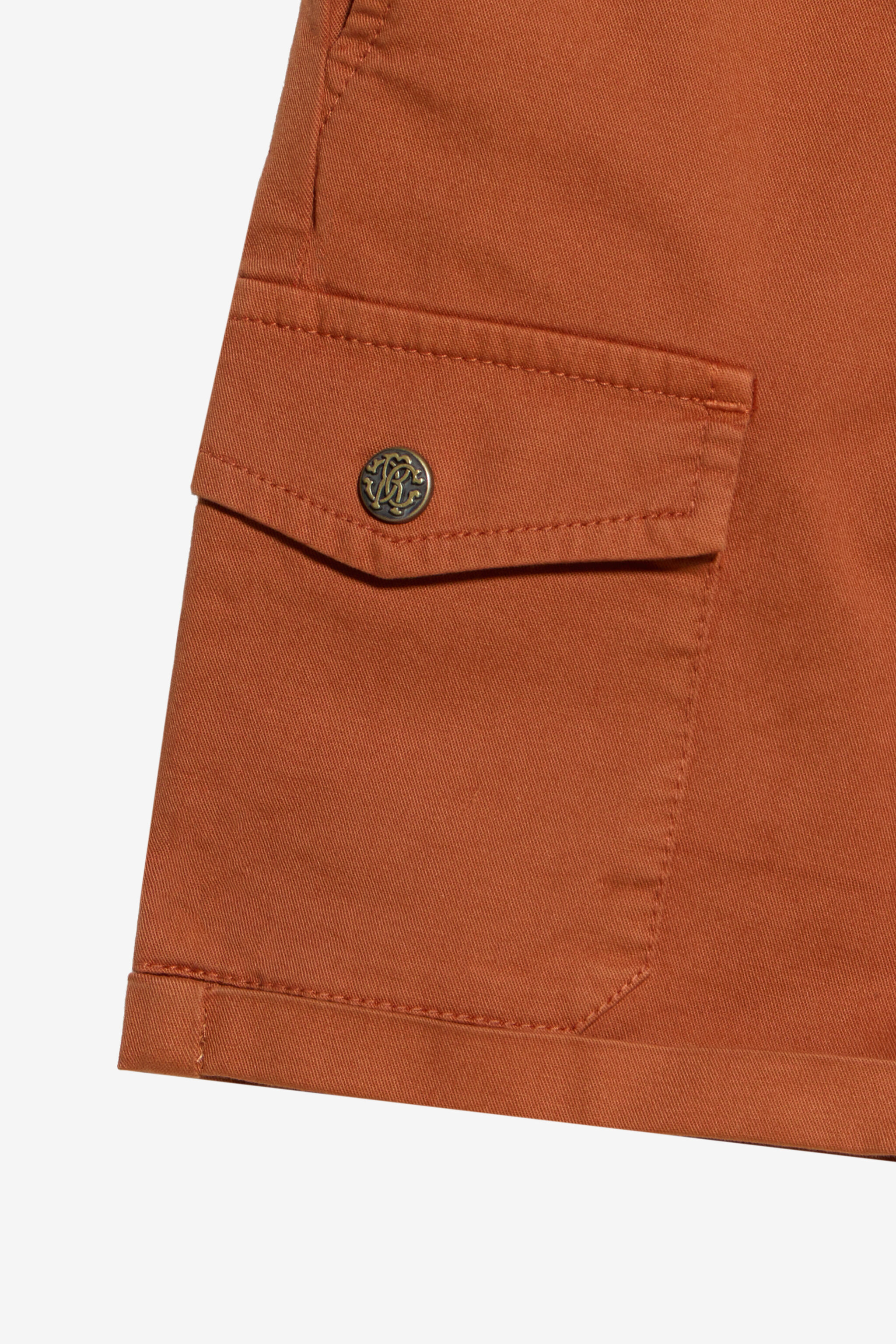 JU Bermuda In Cotone Ruggine ORANGE RUST WJT231-CE035