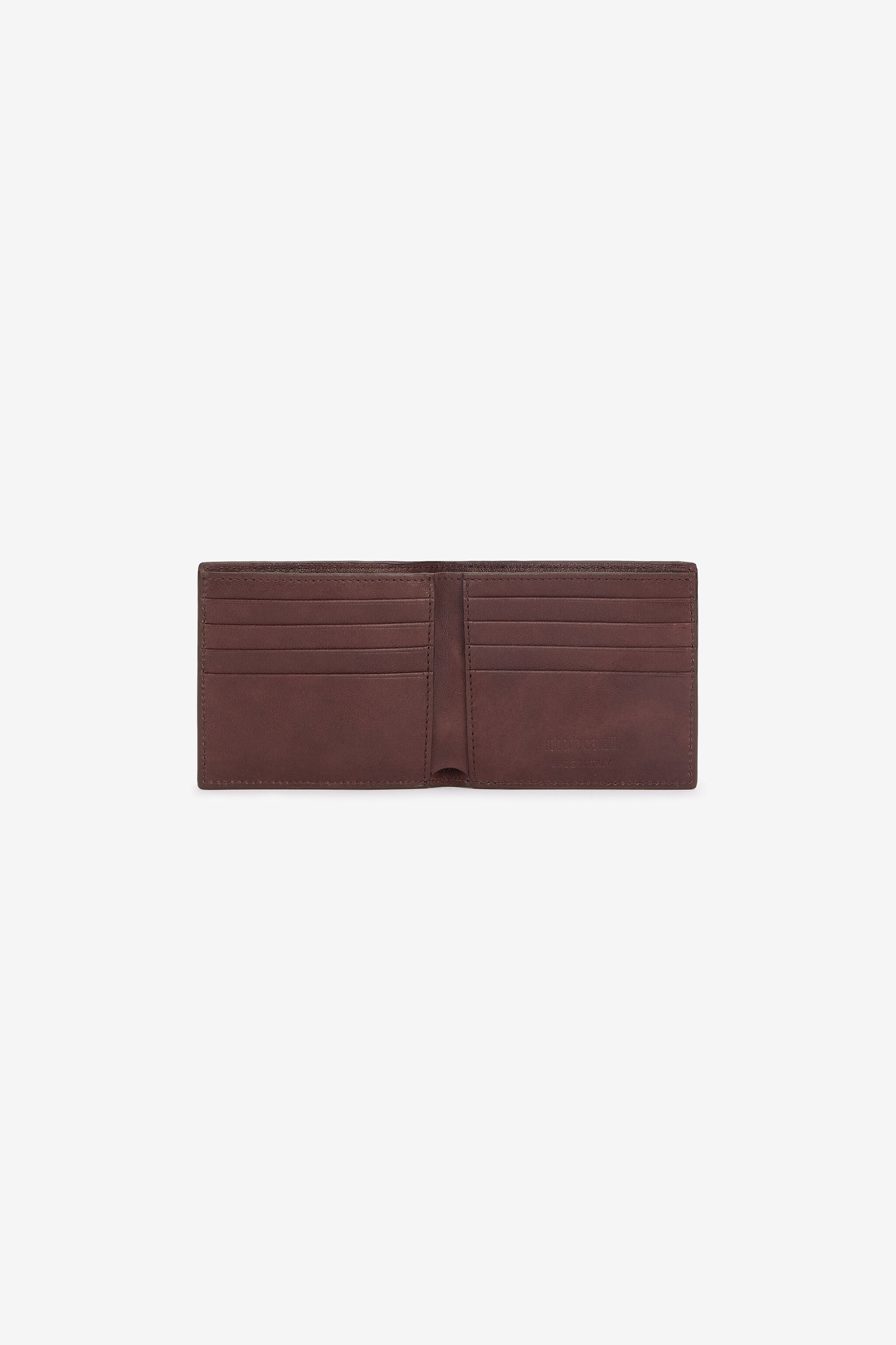 RC Square Bi-Fold Wallet with RC Monogram Marron VRA003-PGB00