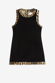 ${brand} Ocelot-Print Dress ${colorDescription} ${masterID}