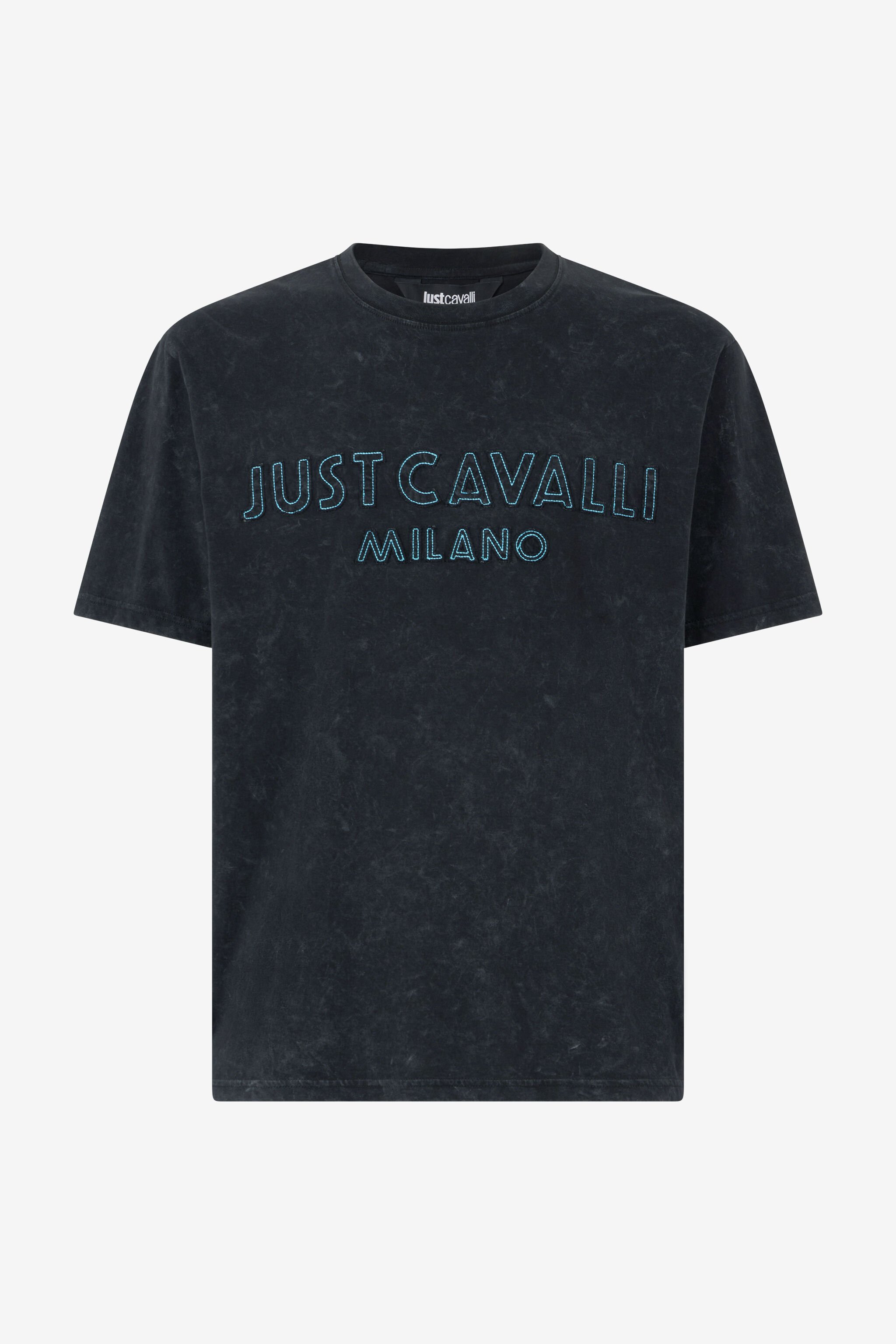 JC T-Shirt With Logo Black UFT027-UF047
