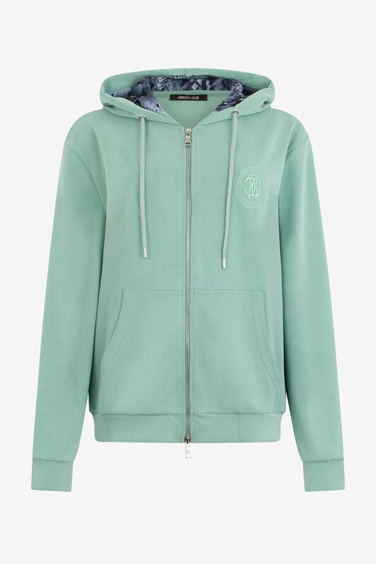 RC Green Sweatshirt with Logo MALACHITE GREEN QOT66B-CF054