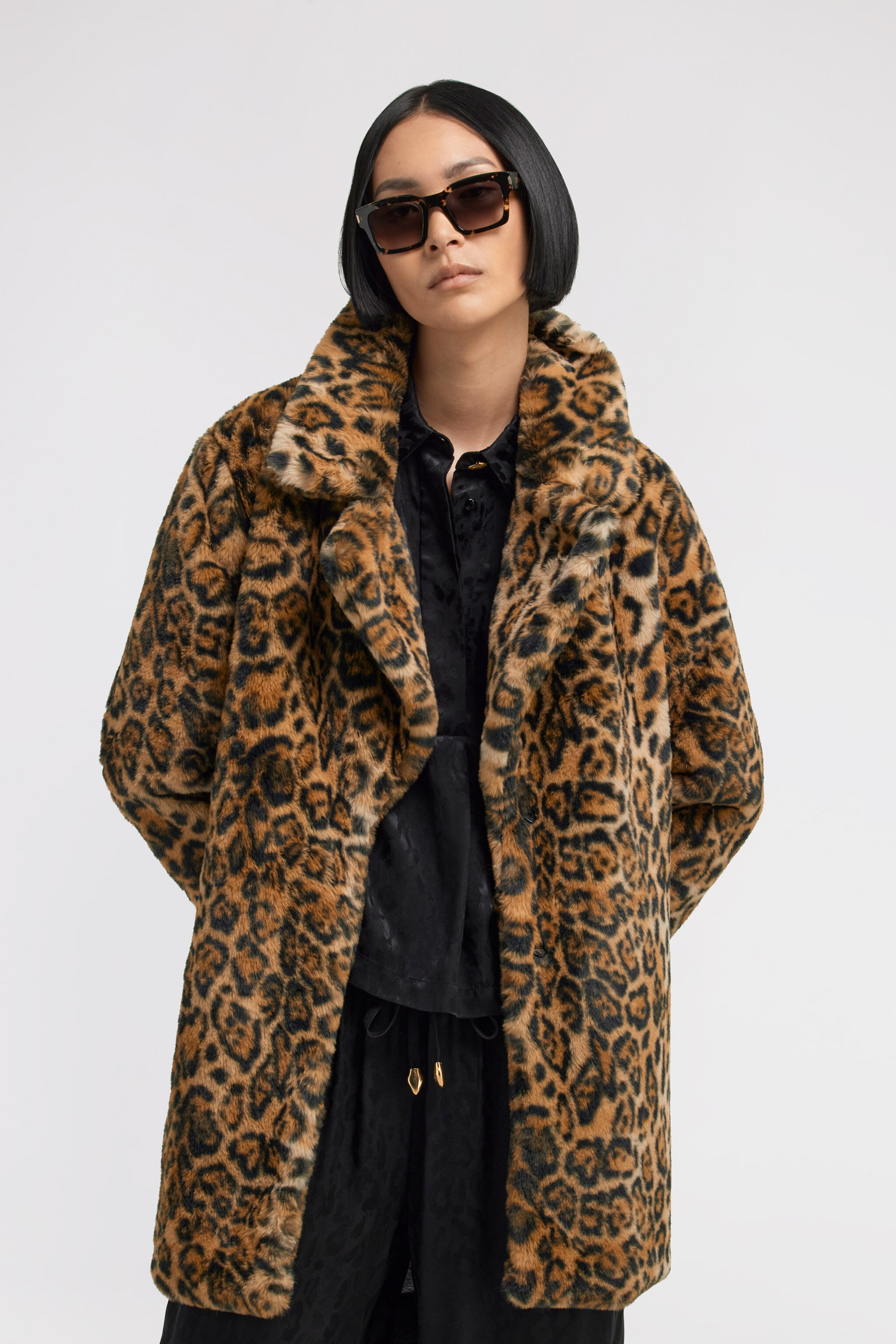 JC Eco pelliccia Just Cavalli Marrone TFT156-TF223